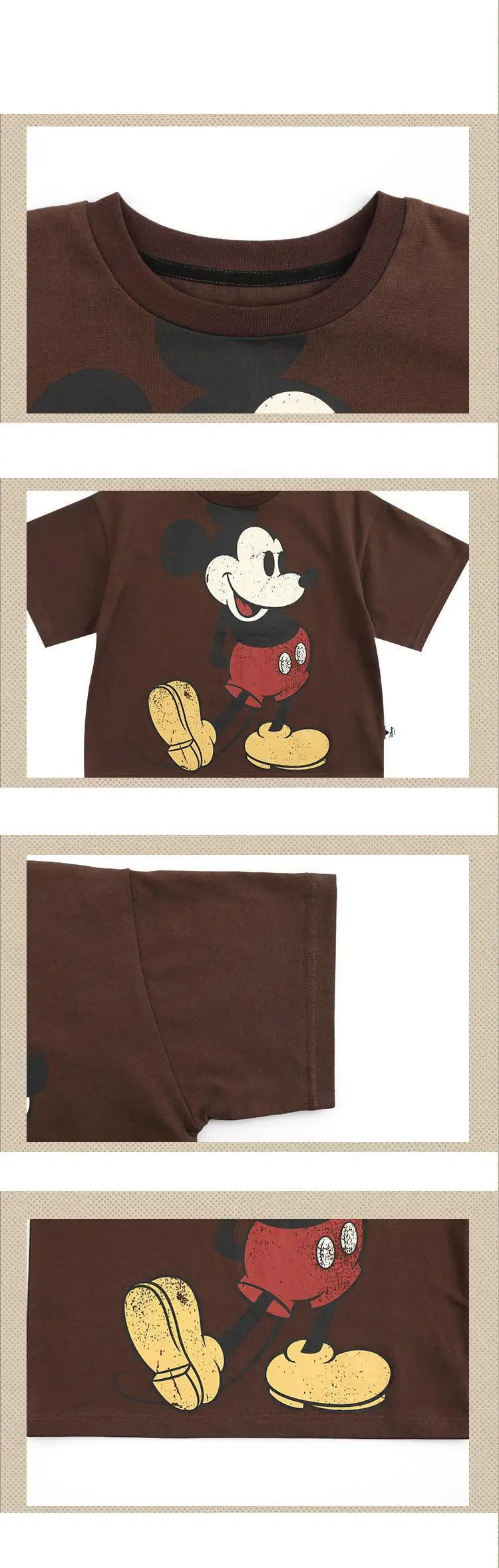 Camiseta manga curta Mickey - 01